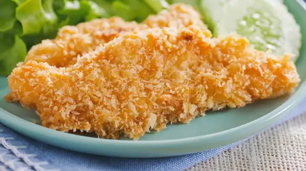 Fried white fish transforms your breakfast sandwich