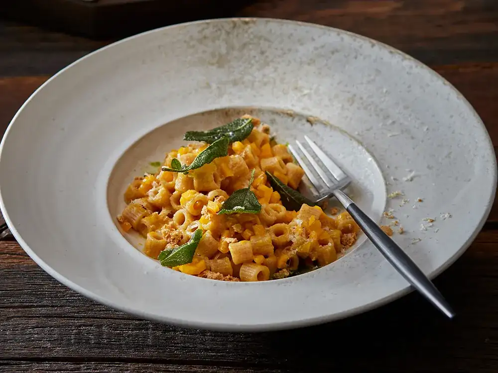 Pumpkin and Amarettini Ditalini