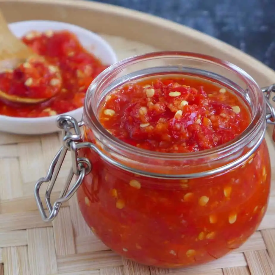 Pickled Chili Garlic Sauce (Duo Jiao,剁椒)
