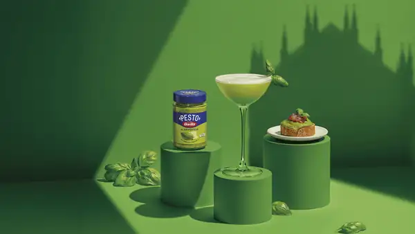 Basil Bar: Pesto Barilla opens the first experiential bistro where basil meets art and chef Cogo creates two irresistible dishes