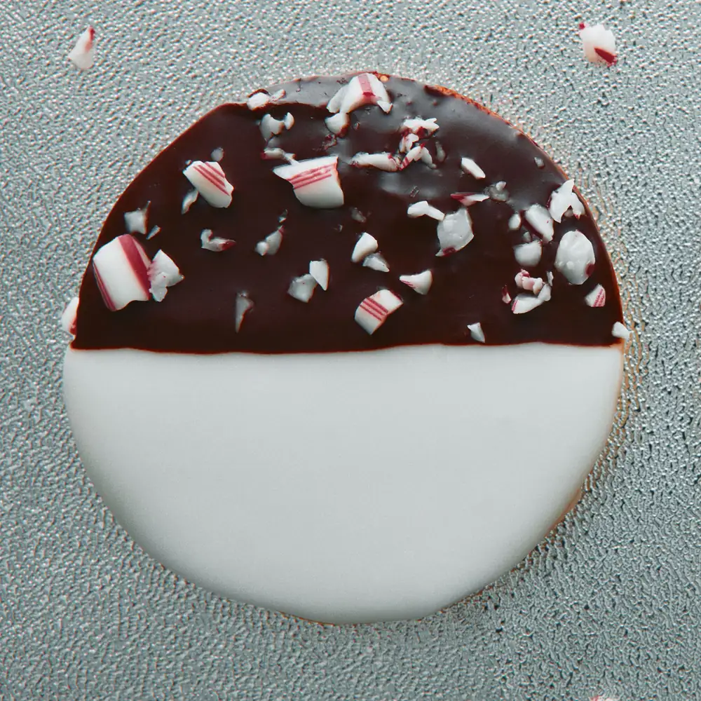 Peppermint Black-and-White Cookies