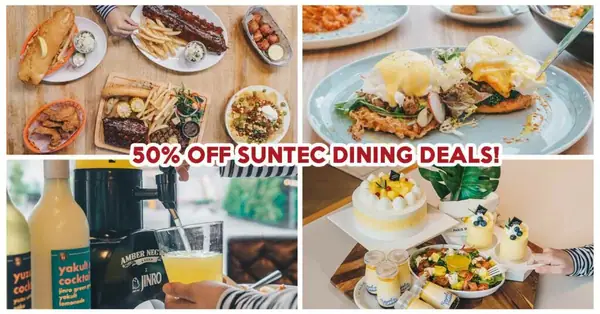Suntec City Has 50% Deals Off Tim Ho Wan, Soup Restaurant, Morganfields And More Till March 2021