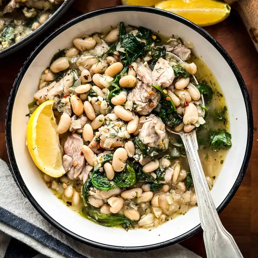 Lemony Greek Chicken Stew