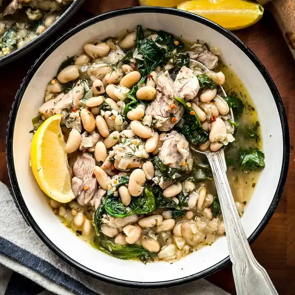 Lemony Greek Chicken Stew