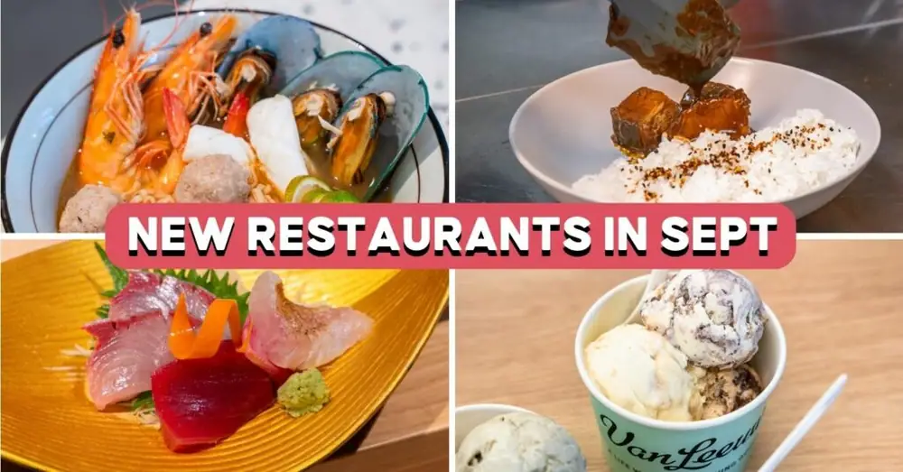 19 nuevos restaurantes en Singapur este septiembre de 2023