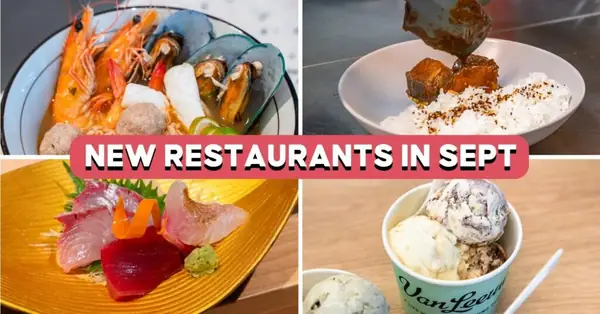 19 New Restaurants In Singapore This September 2023