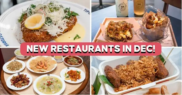 18 New Restaurants In Singapore This December 2023