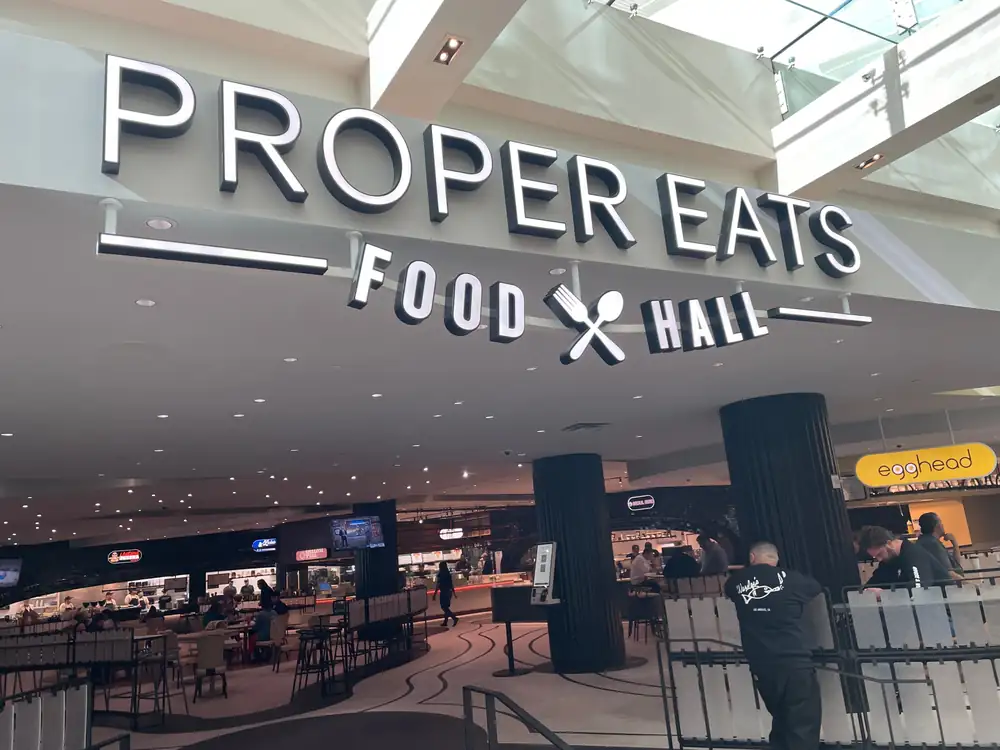 A New Food Hall Opens on the Strip, Replacing a Casino Buffet
