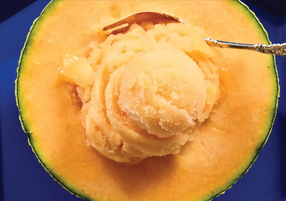 El sorbete de melón de la reina del helado