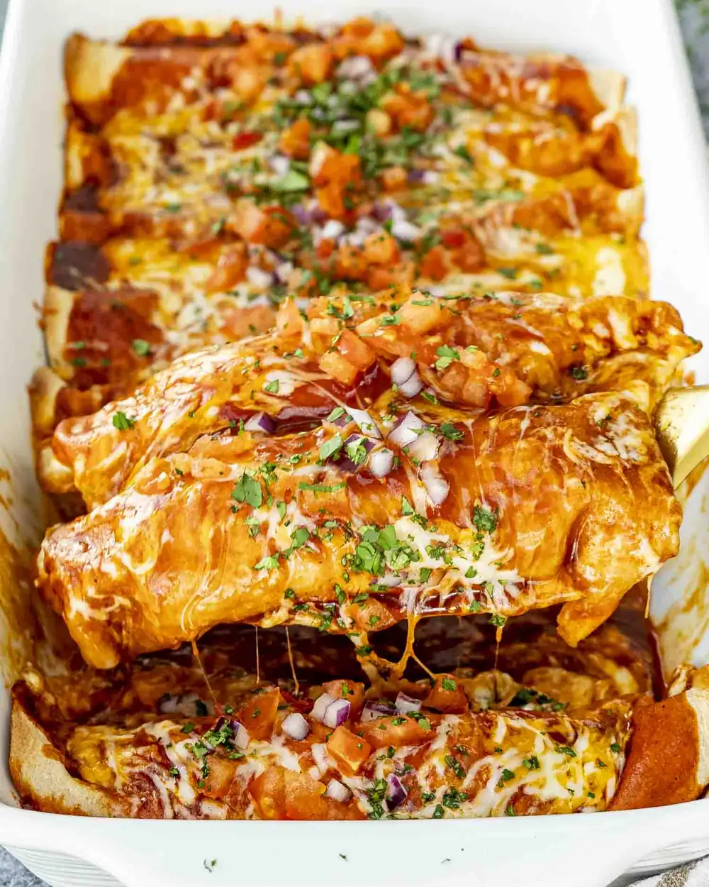 Chicken enchiladas