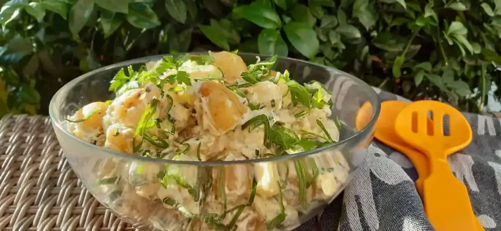 Swedish Potato Salad/Färskpotatissalad