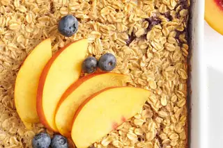 From Oats to OMG—This Peach & Blueberry Baked Oatmeal Wins!