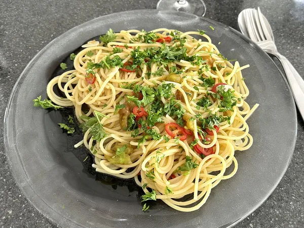 Spaghetti Aglio e Olio Recipe