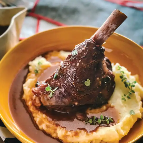 Greek Slow-Cooked Lamb Roast