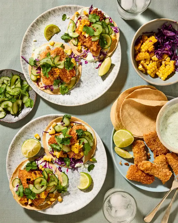 Pollock tacos and hake with saffron aïli and butter beans | Andy Beynon’s summer fish recipes