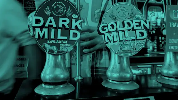 The traditional pub bar is pretty annoying and badly designed