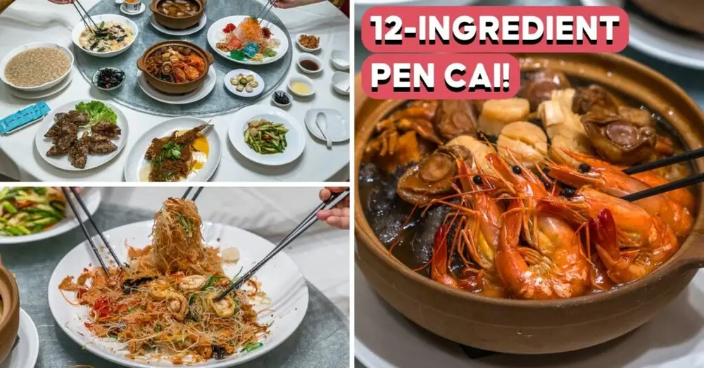 PUTIEN tiene pencai rebosante de delicias del Año Nuevo Chino. ¡Con cada pedido para llevar, obtén Mee Sua gratis!