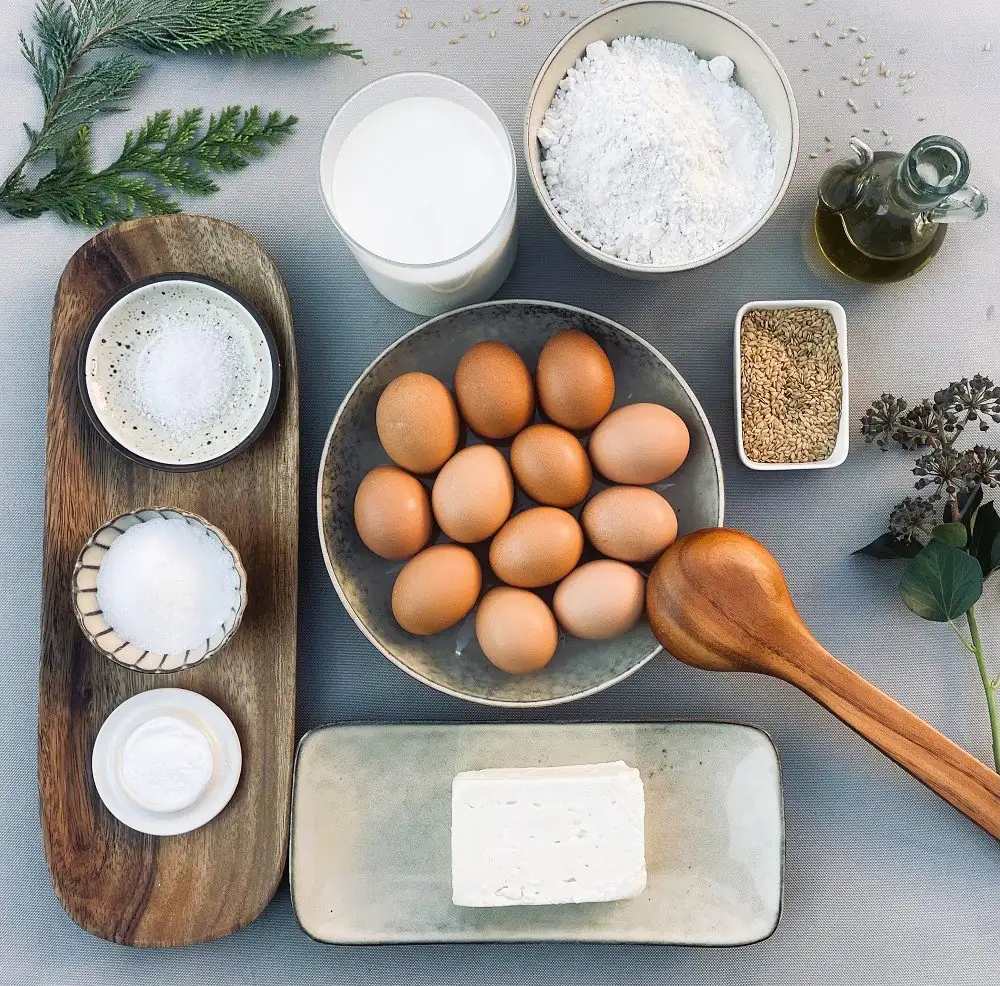 Receta de rollitos de media luna de queso feta- kiflice sa sirom