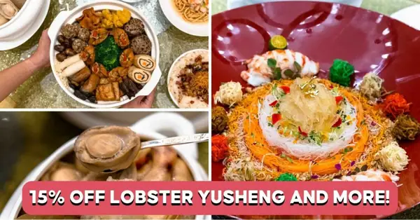 El restaurante cantonés Li Bai tiene platos únicos para el Año Nuevo Chino: yusheng de langosta en nido de pájaro, pencai a base de plantas
