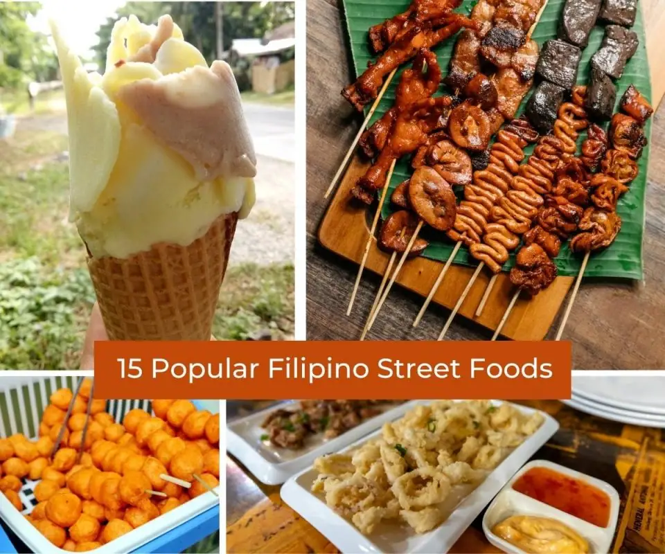15 comidas callejeras filipinas populares