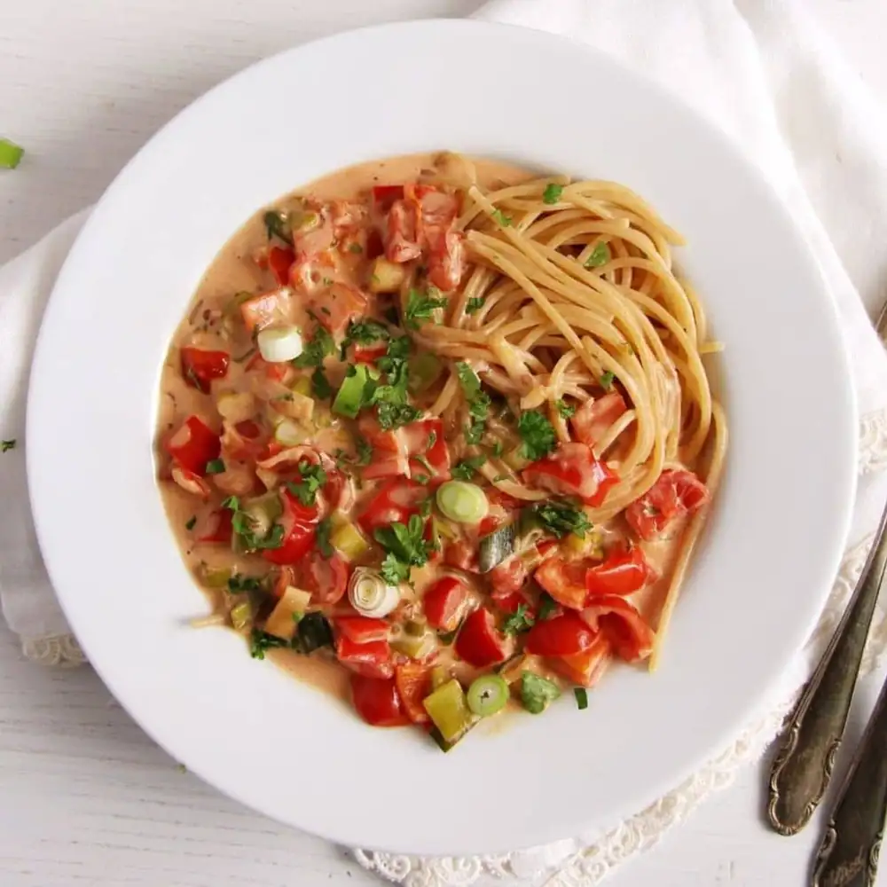Green Onion Pasta
