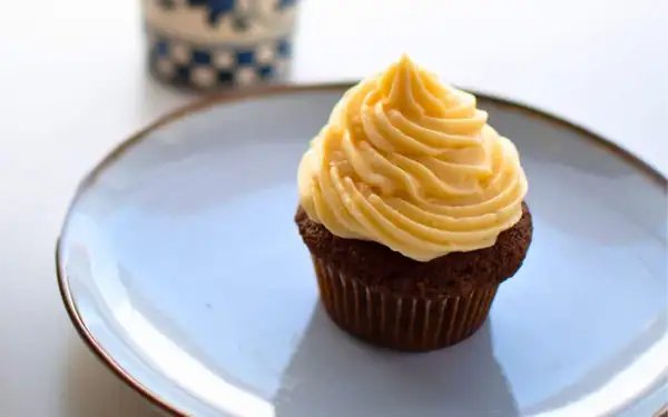 Chocolate Cupcakes with Vanilla Frosting