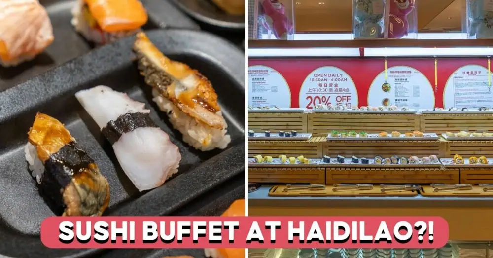 Haidilao Has $15.80++ Sushi Buffet With Lobster Salad Gunkan And More In Orchard