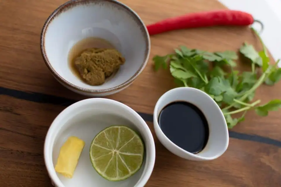 Mejillones al curry verde tailandés
