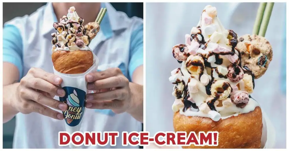 Coney Donut Review: Donut Ice-Cream Cones With Endless Toppings At Somerset