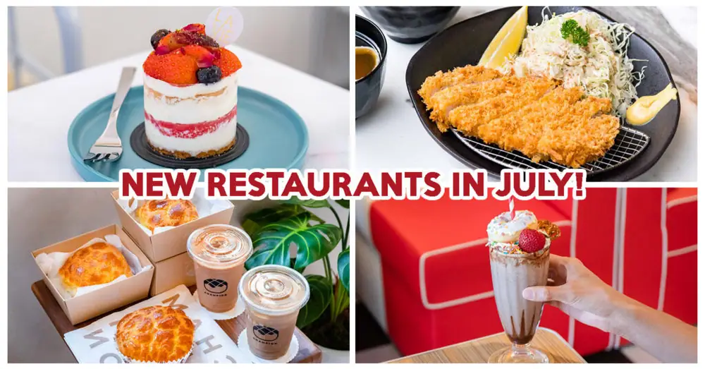 10 New Restaurants In July 2021—Retro American Diner, Three-Storey Bolo Bun Cafe And More