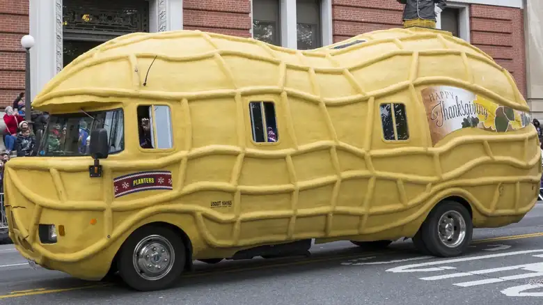 A Mastery Of Nut Puns Is A Requirement For Planters NUTmobile Drivers
