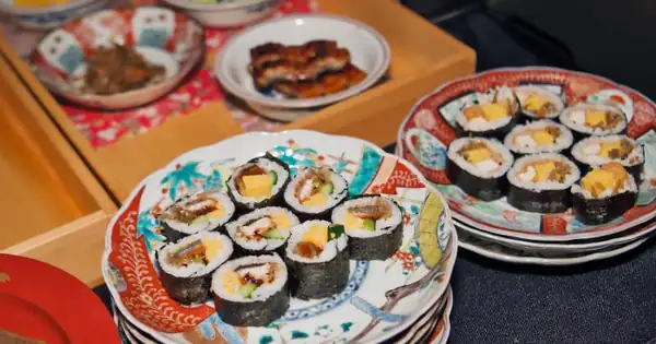 A zero-waste Obanzai from Kyoto, prepared with sushi robots