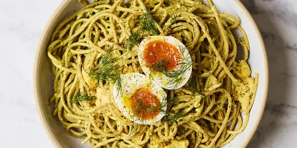 Lemon And Turmeric Salmon Spaghetti Recipe
