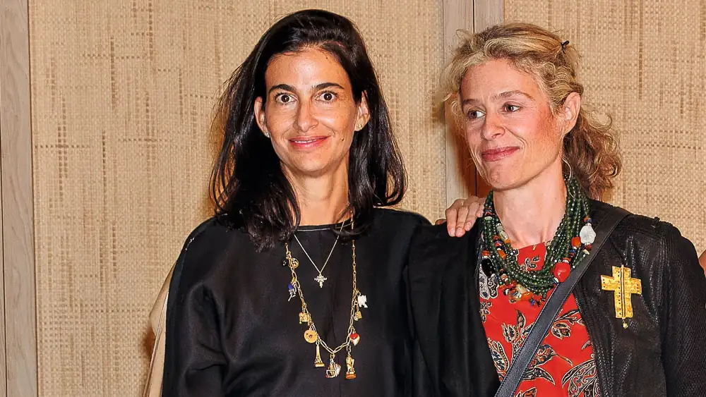 Mercedes Domecq's perfect black dress, with strategic gathers and a delicate drape, at the most anticipated dinner for the European aristocracy