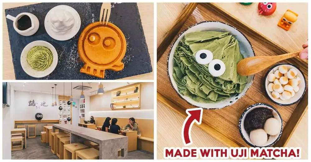 Roji Monster Review: Cute Monster Shaved Ice And Ice Cream Waffles In Tanjong Pagar