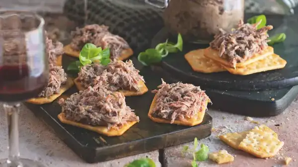 Goose pâté à la rillettes