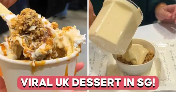 Prueba la versión casera del postre Crumble que se hizo viral en el Reino Unido en Suntec, disponible hasta el 15 de junio