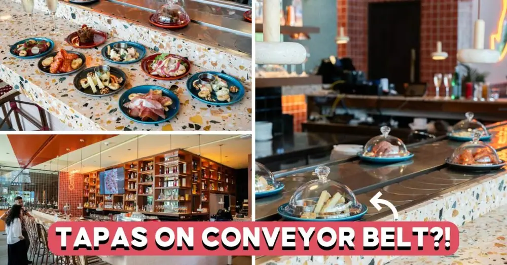 Get Tapas From A Conveyor Belt And More At This New Italian Restaurant At UE Square