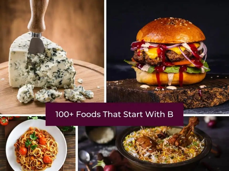 106 mejores alimentos que empiezan con B