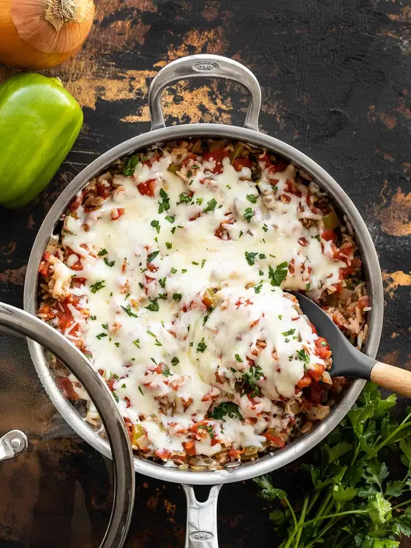 One Pot Unstuffed Bell Peppers Recipe