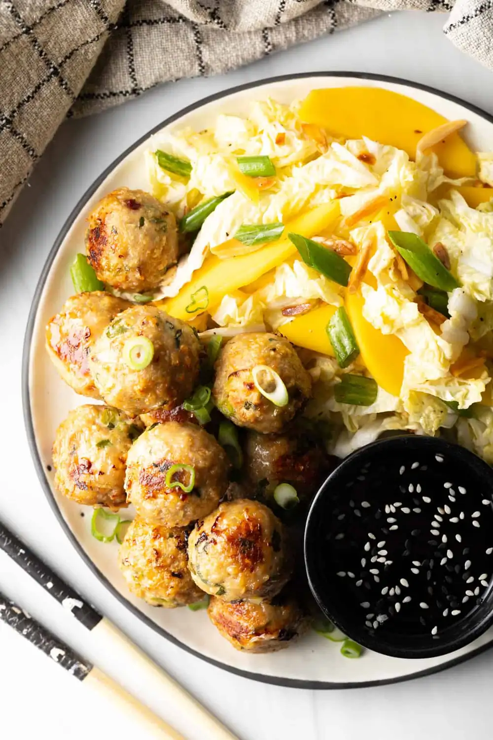 Baked not boring: Thai turkey meatballs that bring the sass!