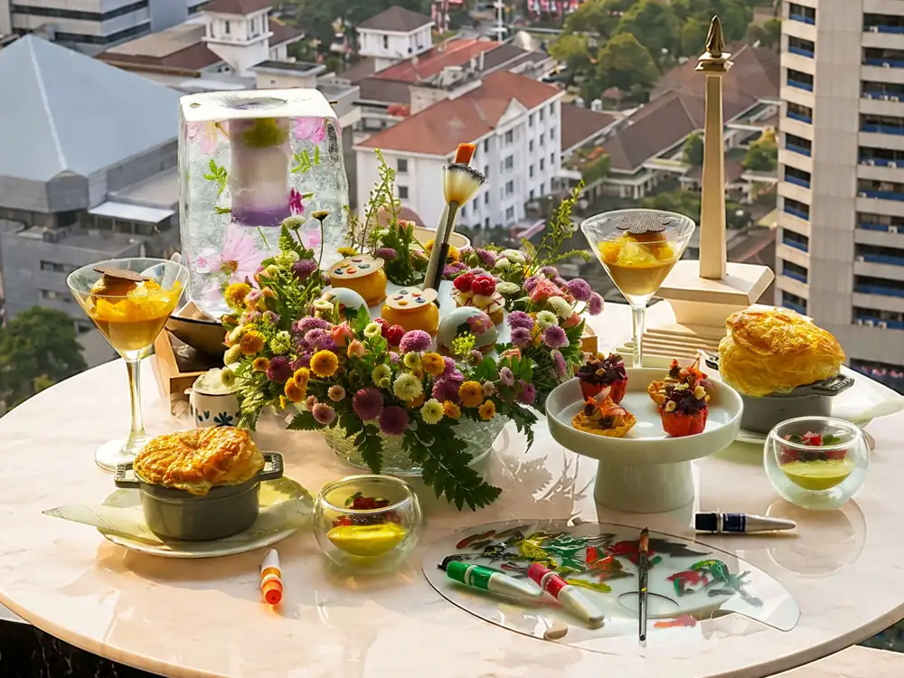 El Arte-Noon Tea en Atelier 23 combina el té de la tarde con el arte
