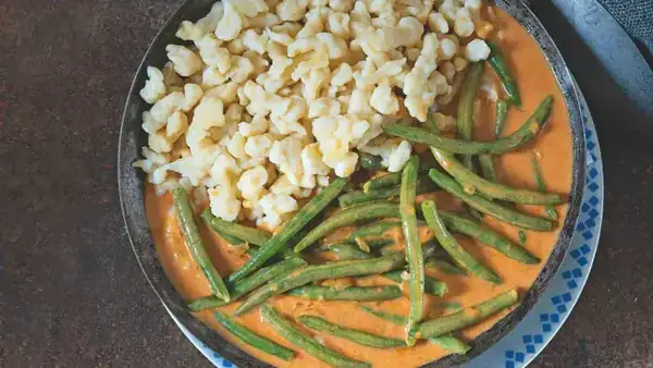 Bean paprikash & gnocchi