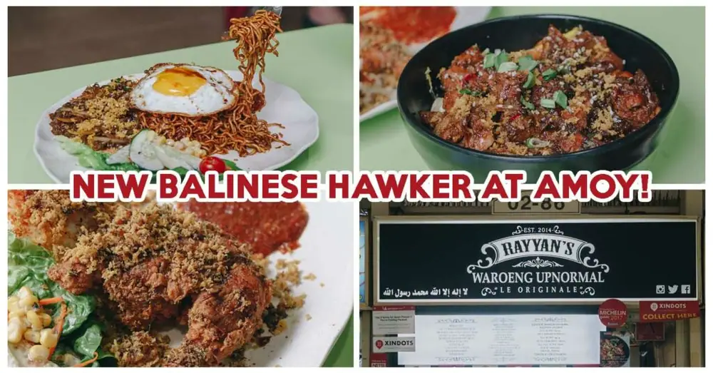 Rayyan’s Waroeng Upnormal Review: Ayam Penyet and Balinese Donburi at Amoy Street Food Centre