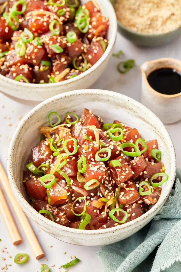 Hawaiian Ahi Tuna Poke