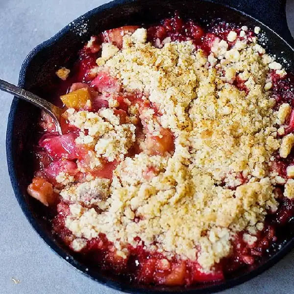 Strawberry Rhubarb Crumble Recipe
