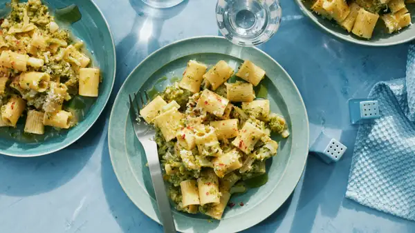 Smashed Broccoli Pasta
