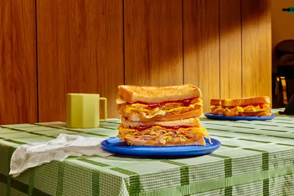 Korean Street Toast Breakfast Sandwich