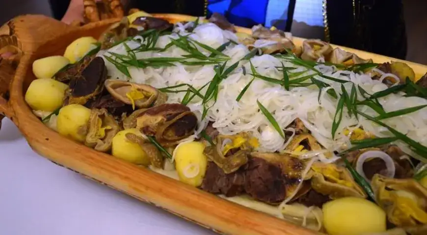 Homemade Beef Beshbarmak