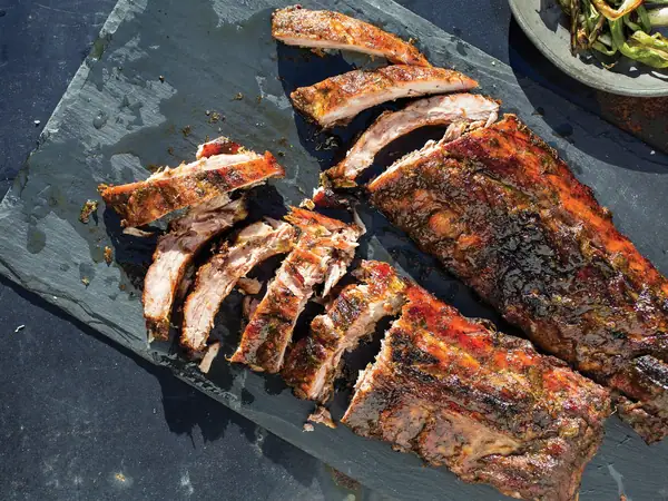 Receta de costillas de cerdo ahumadas a la parrilla